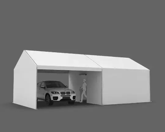 15x30 drive thru tent for covid screening and vaccination clinics