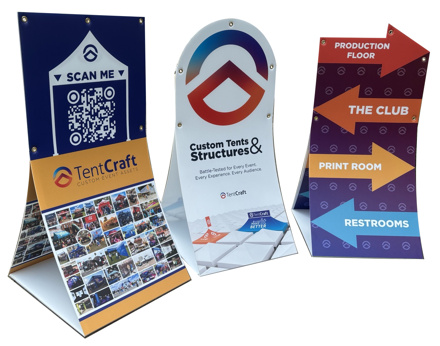Custom A-Frame Signs | Sandwich Boards | TentCraft