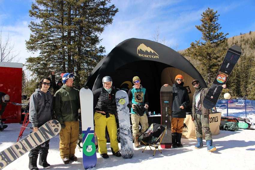Inflatable GYBE Tent for Burton