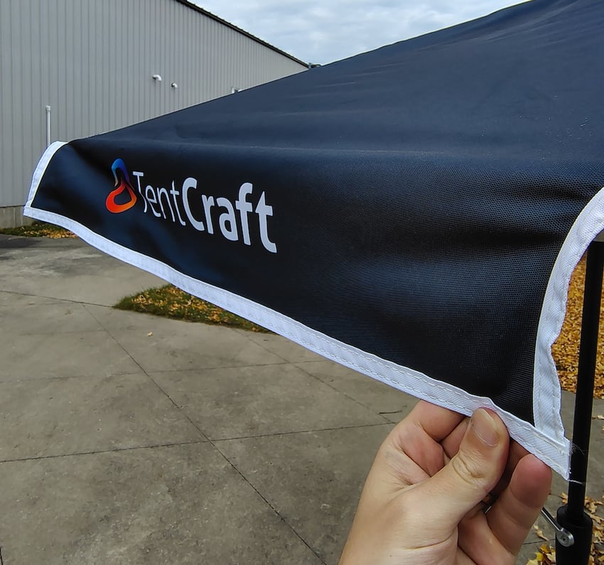 Canvas of Umbrella Valance Close-Up - 600D Polyester