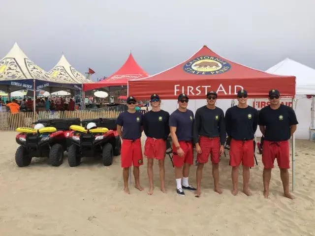California State Parks First Aid Tent