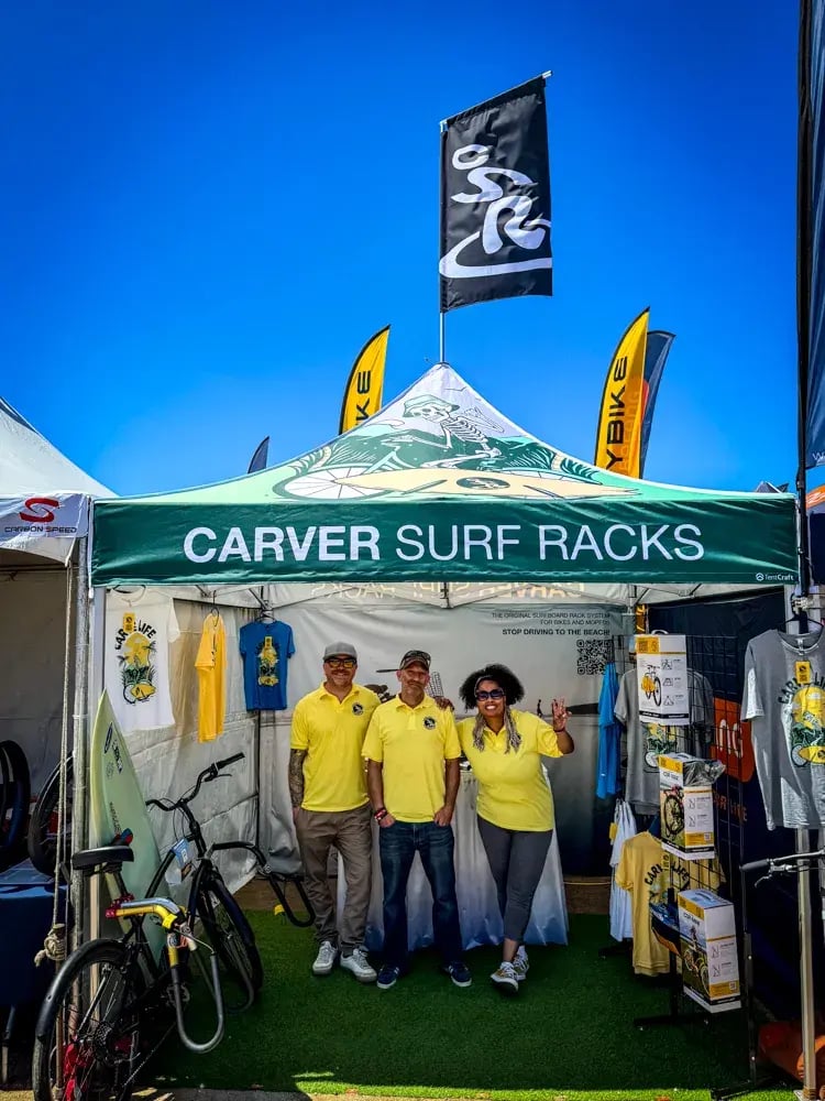 Carver Surf Racks 10x10 MONARCHTENT for Sea Otter Classic