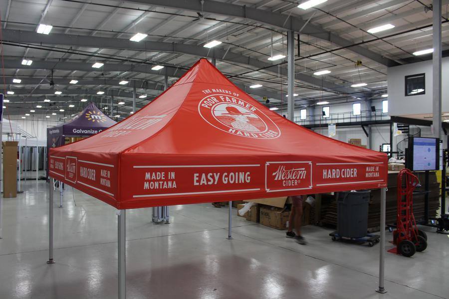 Heavy Duty Pop Up Tent for Poor Farmer Hard Cider