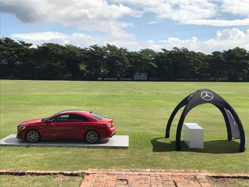 Mercedes Ride and Drive Inflatable Tent