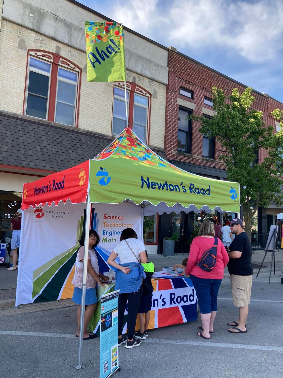 Nonprofit Outreach Tent for Newton’s Road