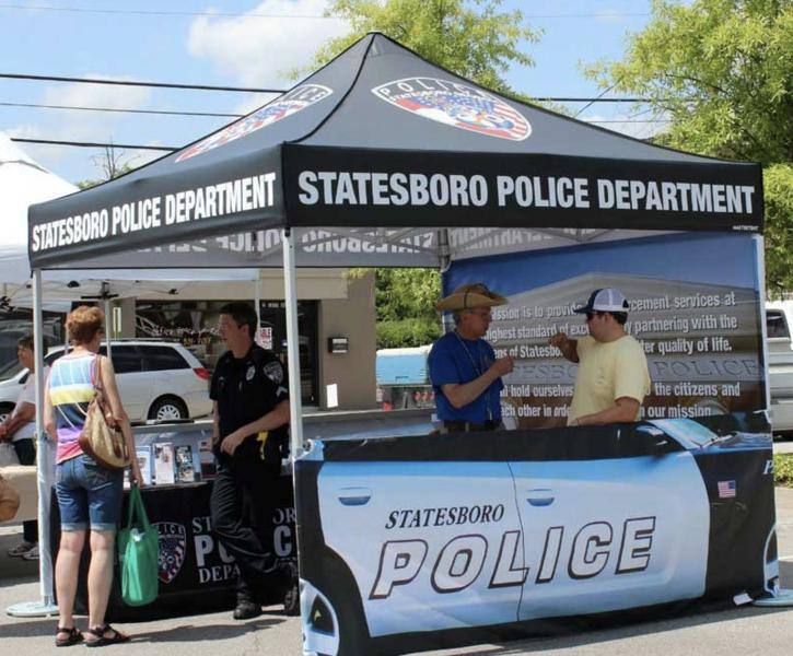 Statesboro PD Pop-Up Tent