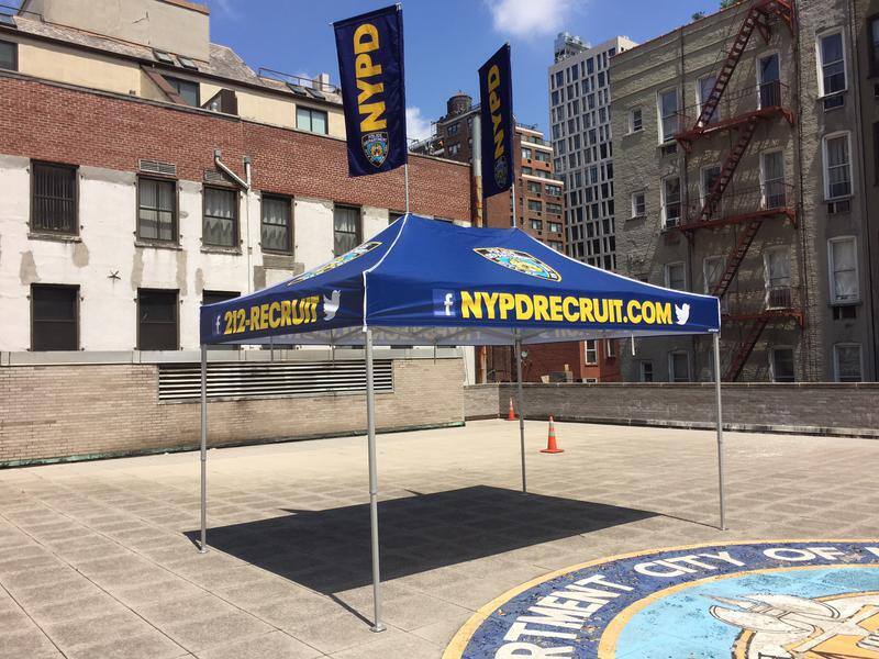 NYPD Custom Printed Pop-Up Tent