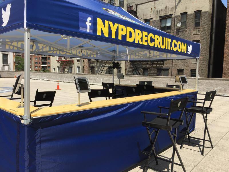NYPD Recruit Pop-Up Tent