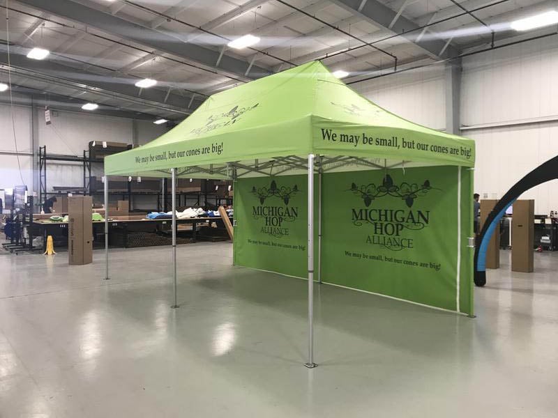 Michigan Hop Alliance Festival Activation Tent