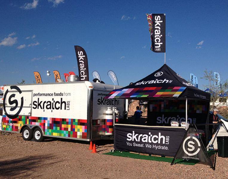Skratch Labs Event Marketing Tent Setup