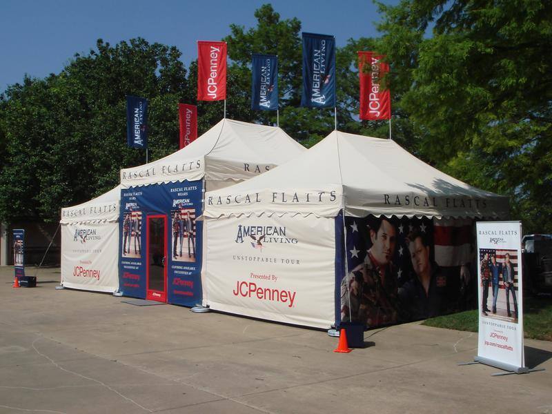 Rascal Flatts custom VIP Tent