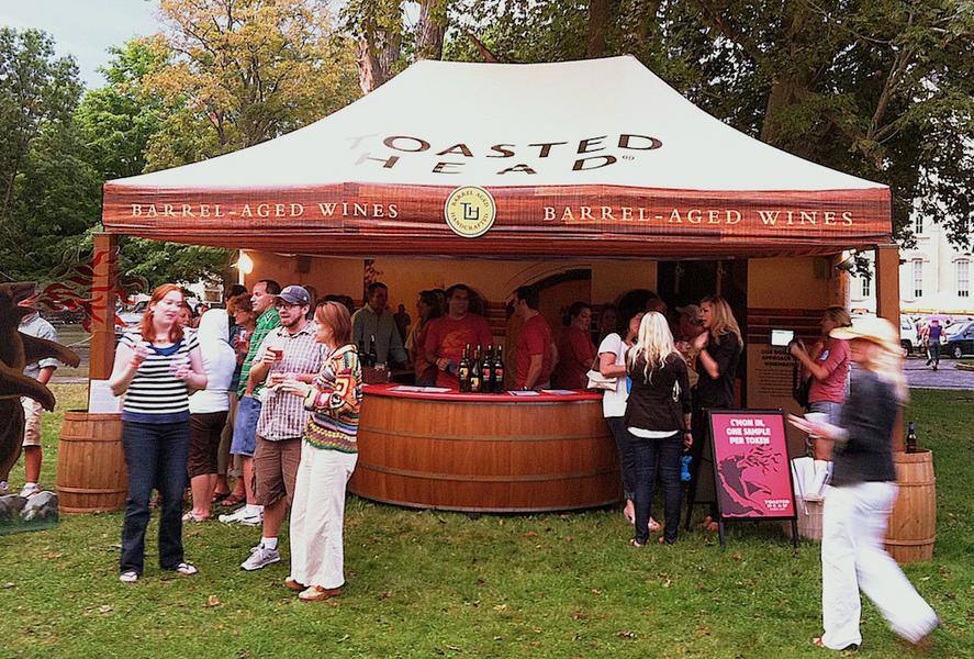 Toasted Head Experiential Sampling Tent