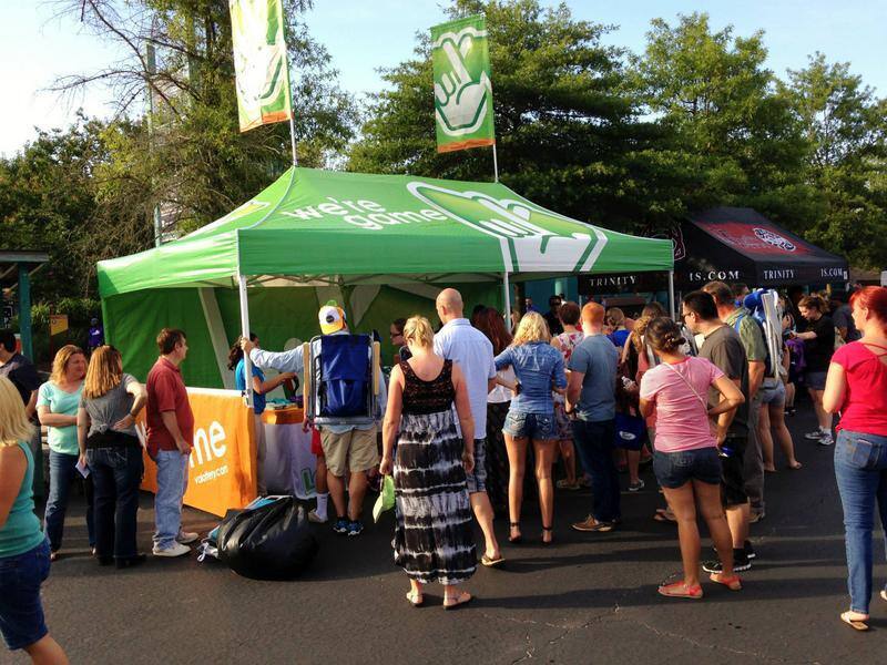 Virginia Lottery Branded 10x20 Tent