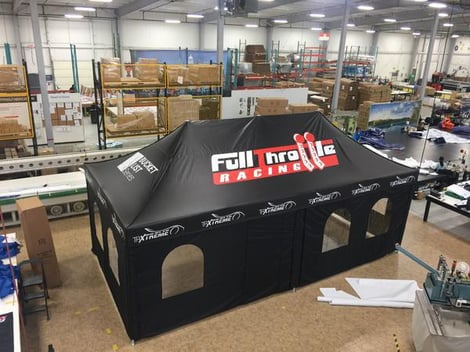 Full Throttle Racing Tent