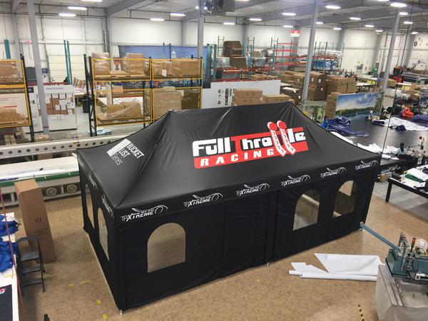 Full Throttle Racing Tent