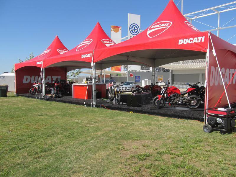 Ducati Dealership Frame Tents