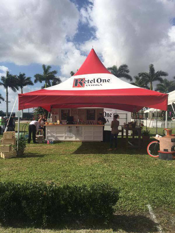 Ketel One Sampling Frame Tent