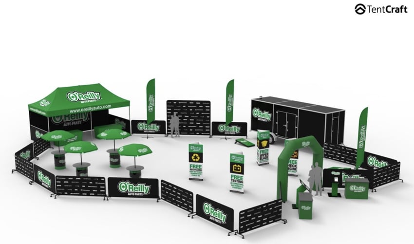 Large Activation Footprint Rendering for O'Reilly Auto Parts