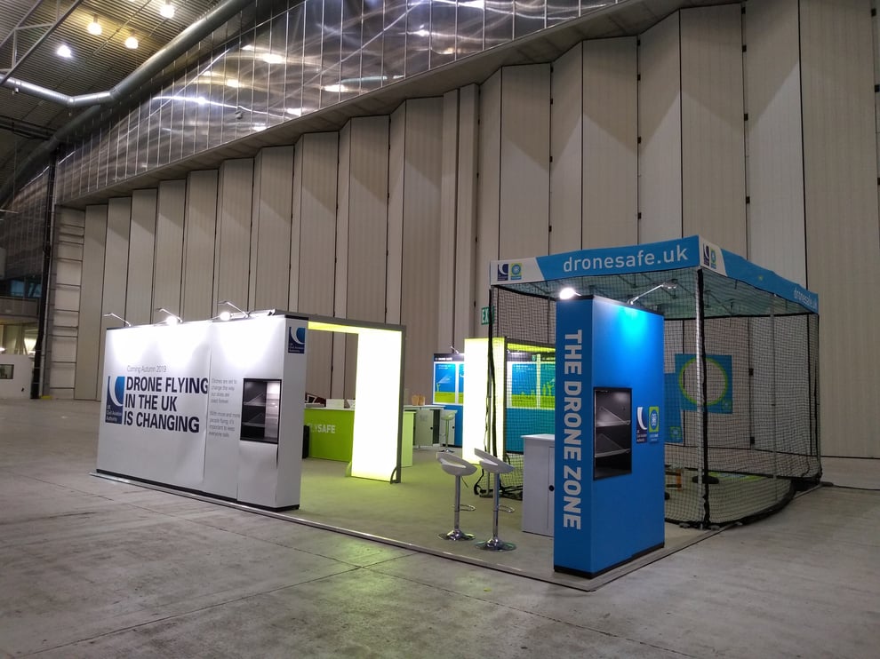 Custom Drone Enclosure for Trade Shows