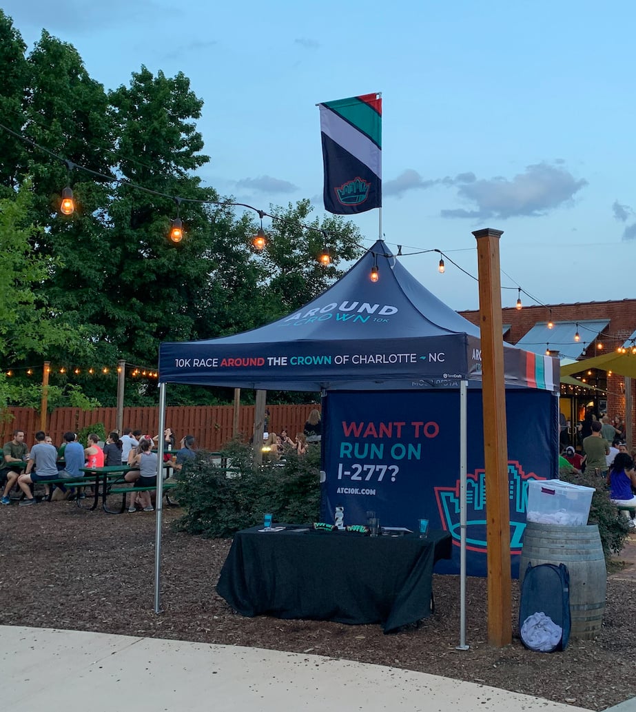 Charlotte North Carolina Custom Race Tent