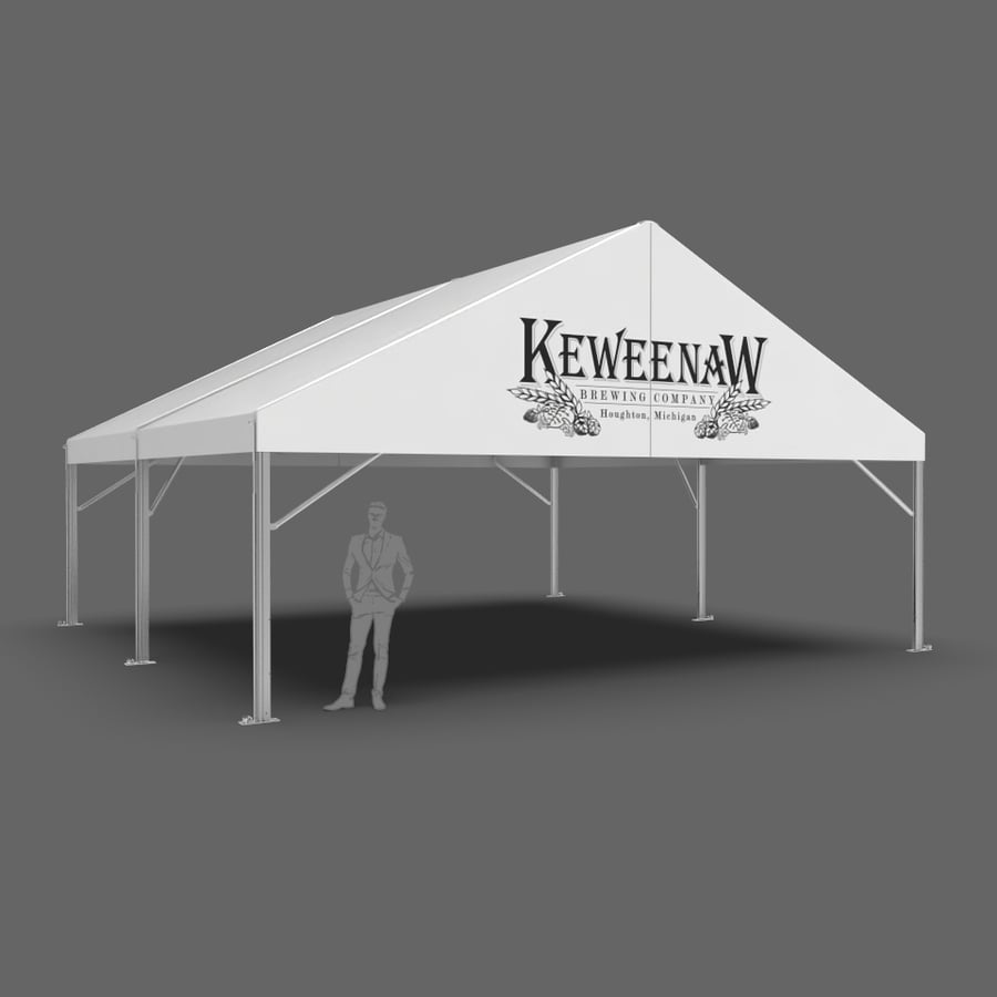 Semi-Permanent Tent For Brewery Deck