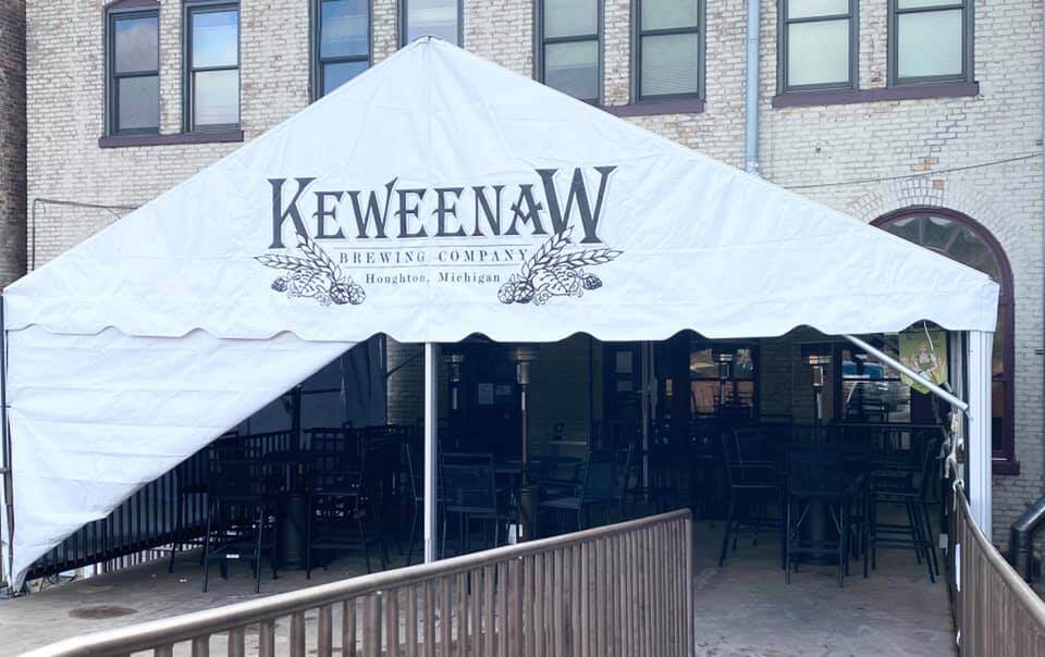 Semi-Permanent Tent For Brewery Deck