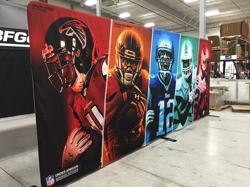 Printed Media Backdrop for NFL / Under Armour Event