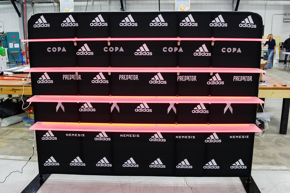 Soccer.com Custom Media Wall