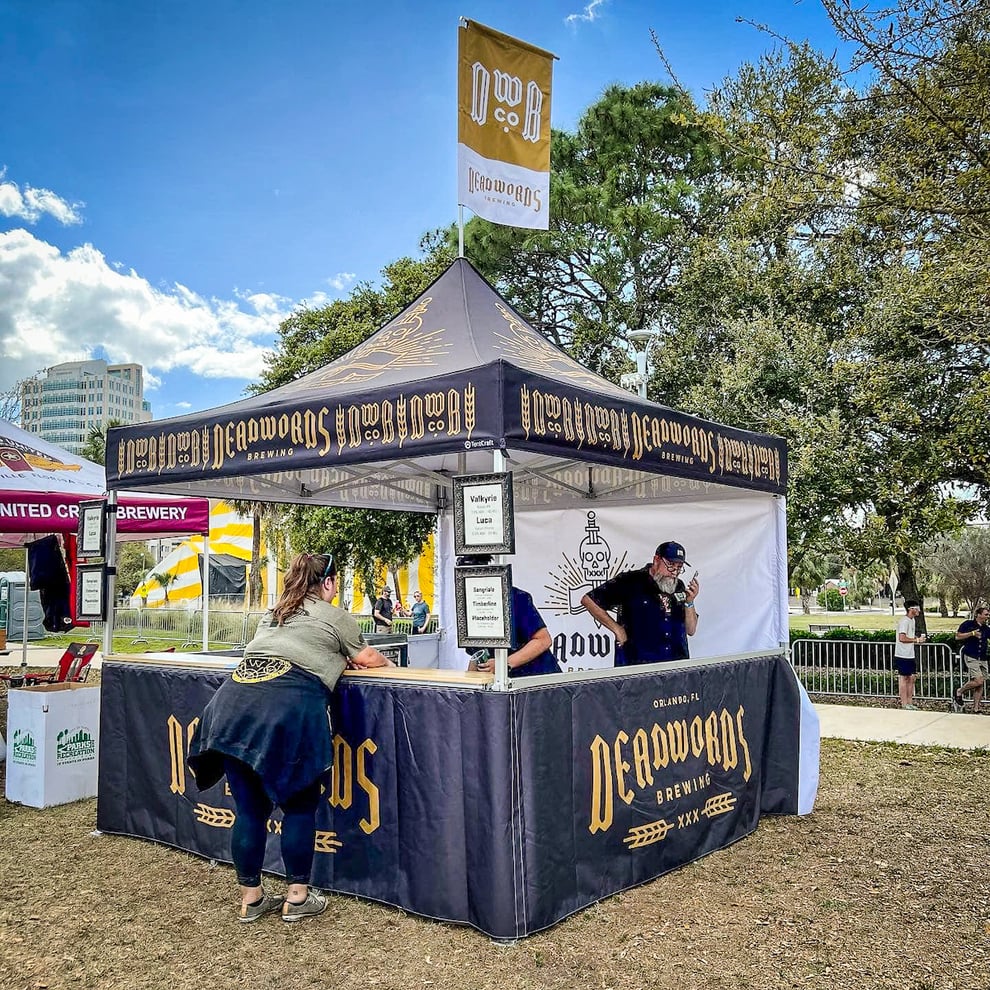 Deadwords Brewing Heavy Duty Sampling Tent