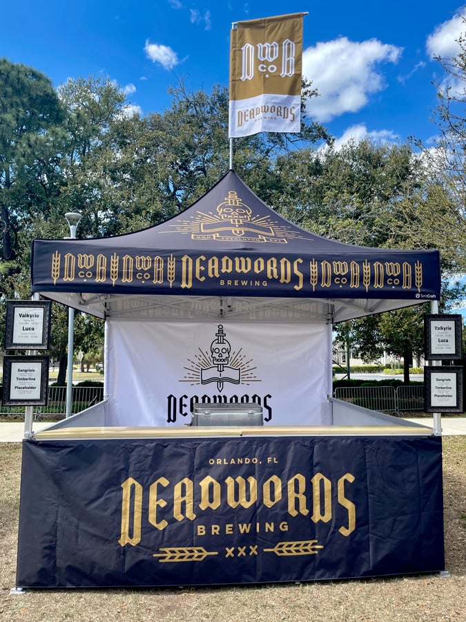 Deadwords Brewing Heavy Duty Sampling Tent