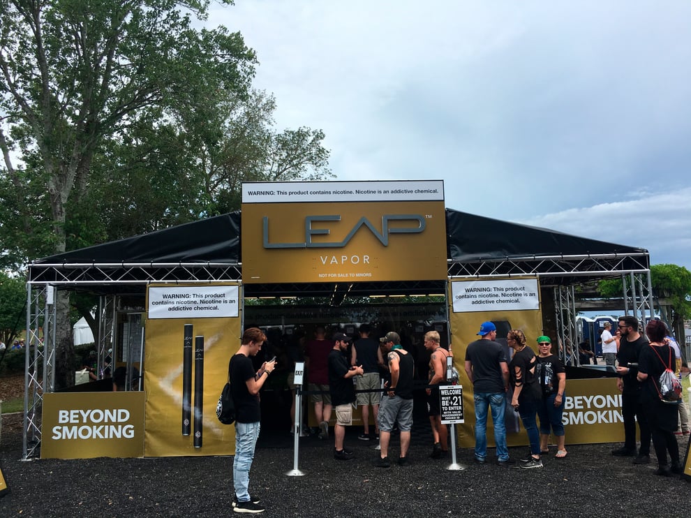 Leap Vapor Custom Truss Event Structure