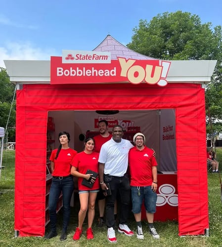 State Farm Insurance "Bobblehead You" Event Activation