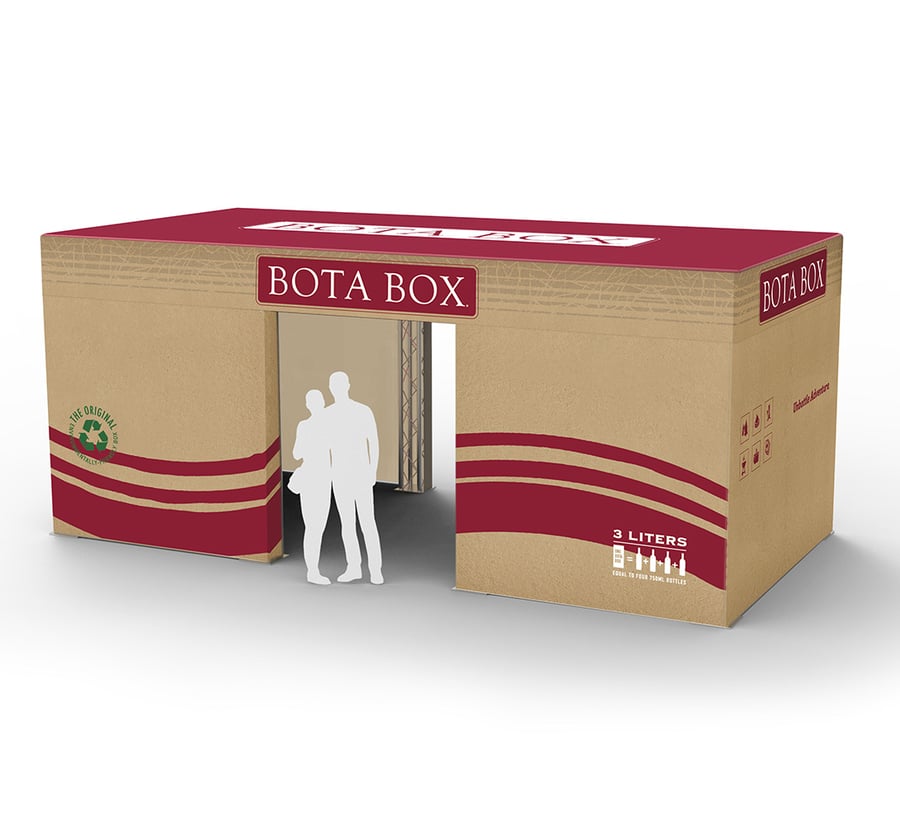 Bota Box Activation Truss Setup