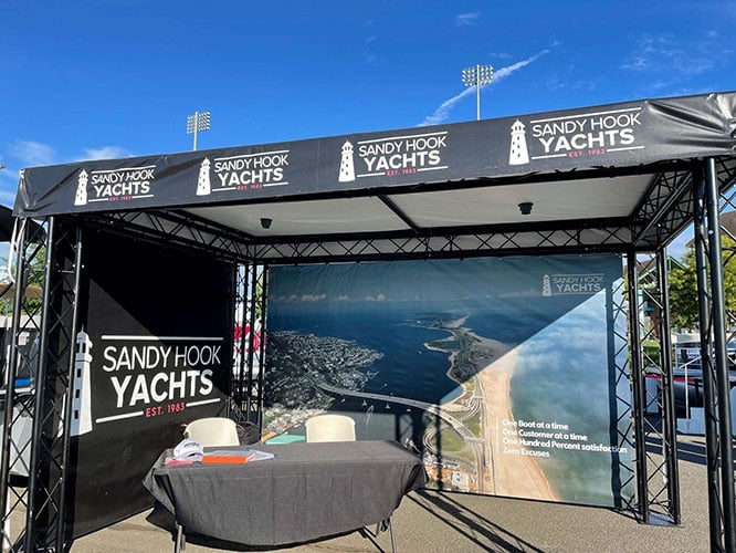 Sandy Hook Yachts Truss Tent