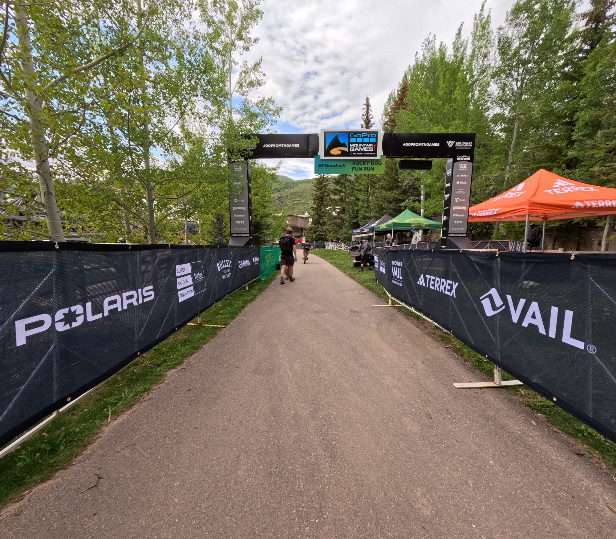 Custom Fence Scrim at GoPro Mountain Games