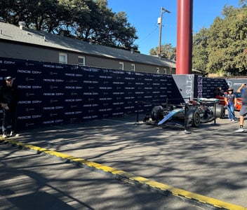 F1 Austin Fence Scrim, Custom-Printed F1 Austin Fence Scrim, Custom-Printed