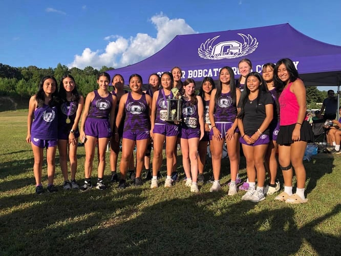 Gilmer High School 10x20 Cross Country Team Canopy Tent