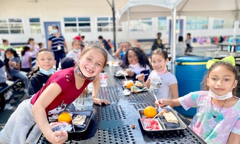 How a School District Expanded the Cafeteria Outside With Tents