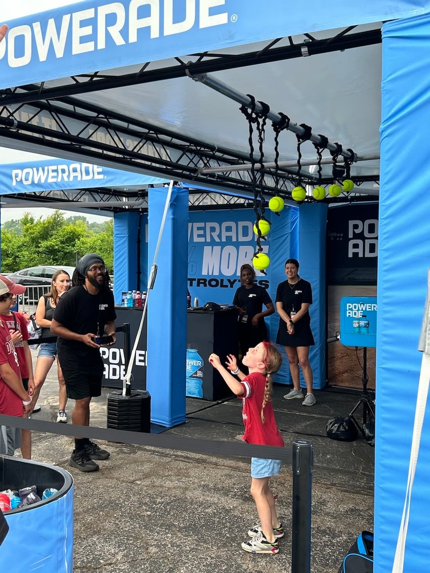 Powerade View Under the Truss - Interactive Section