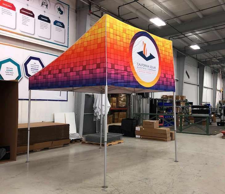 A 10x10 MONARCHSTOREFRONT for California Solar.” style=