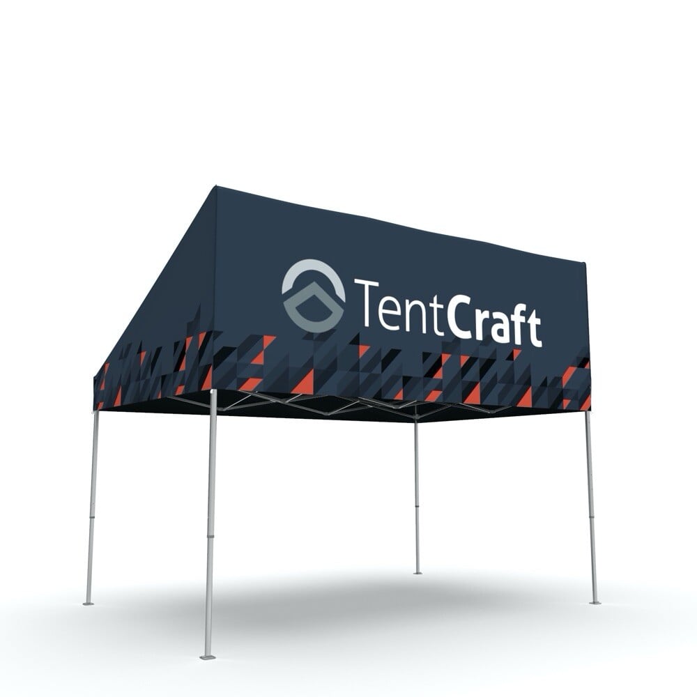 cube style custom canopy tent