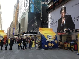 Custom 10x10 Gable Top Pop Up Tent For Wheat Thins