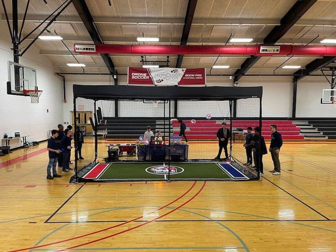 Drone Enclose For College STEM and Athletics Events
