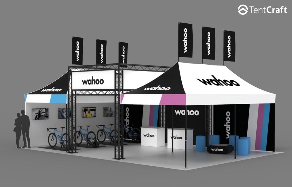 rendering for an experiential pop up activation 