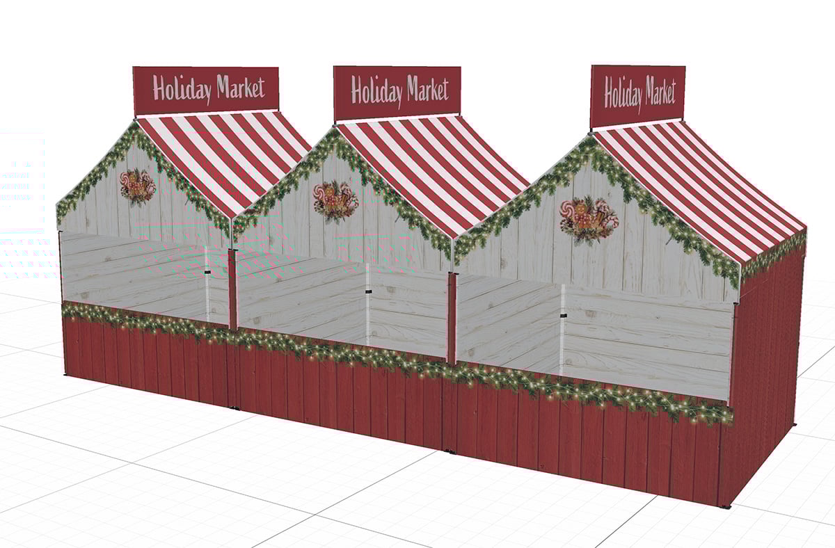 Holiday Market Huts