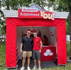 statefarm bobblehead tent grantmilling
