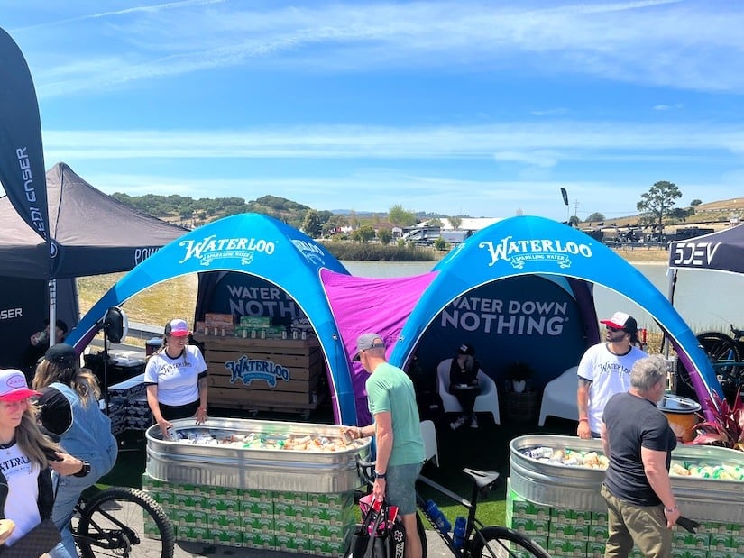 Inflatable Beverage Sampling Tent for Waterloo