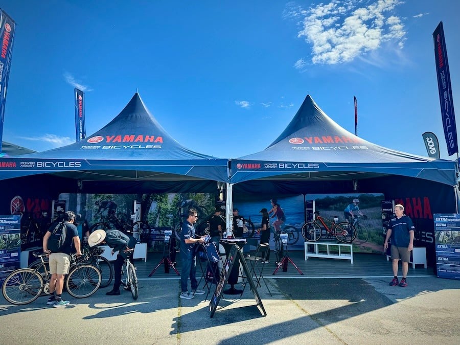 Custom frame tents for Yamaha E-Bikes