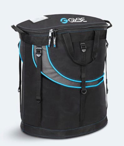 Inflatable tent backpack