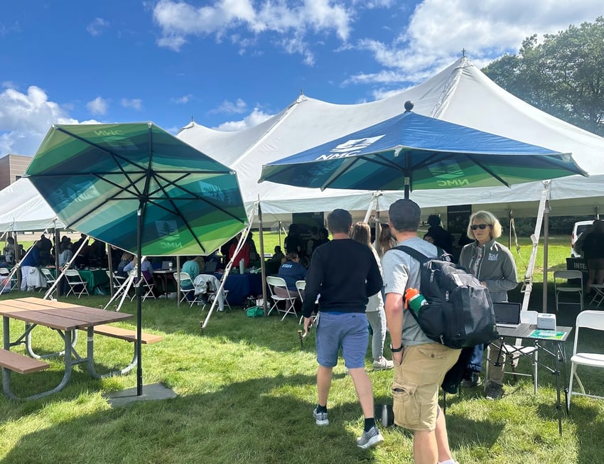 Custom Branded Event Umbrellas With Double-Side Printing